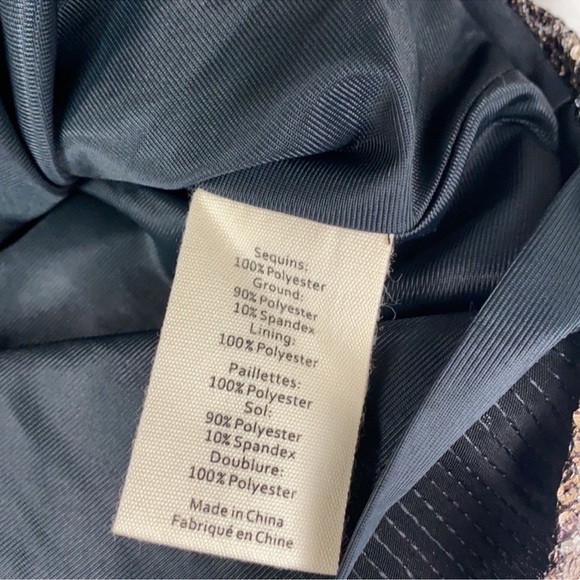 Women’s L'AGENCE Auden #38 Snake Print Sequined Mini Dress Size Small - Picture 11 of 11